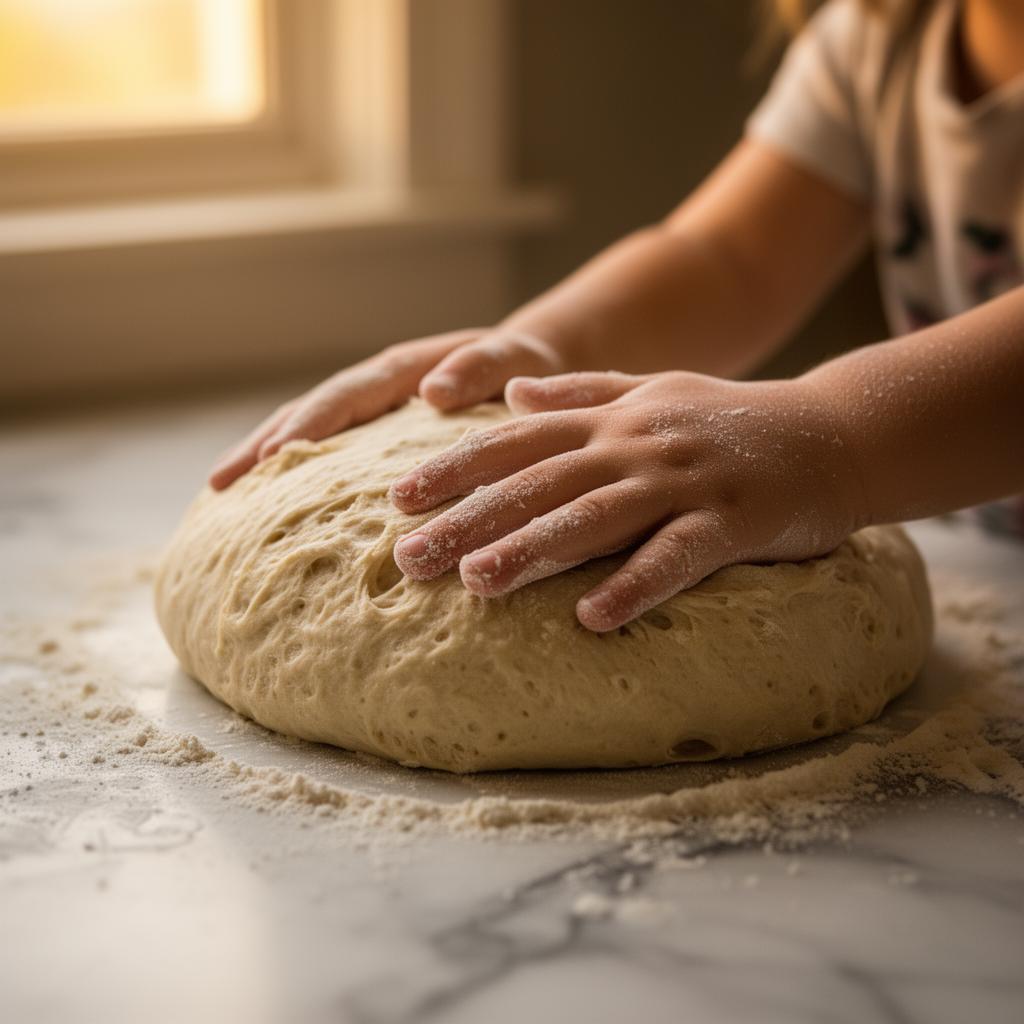 Baking family recipes together