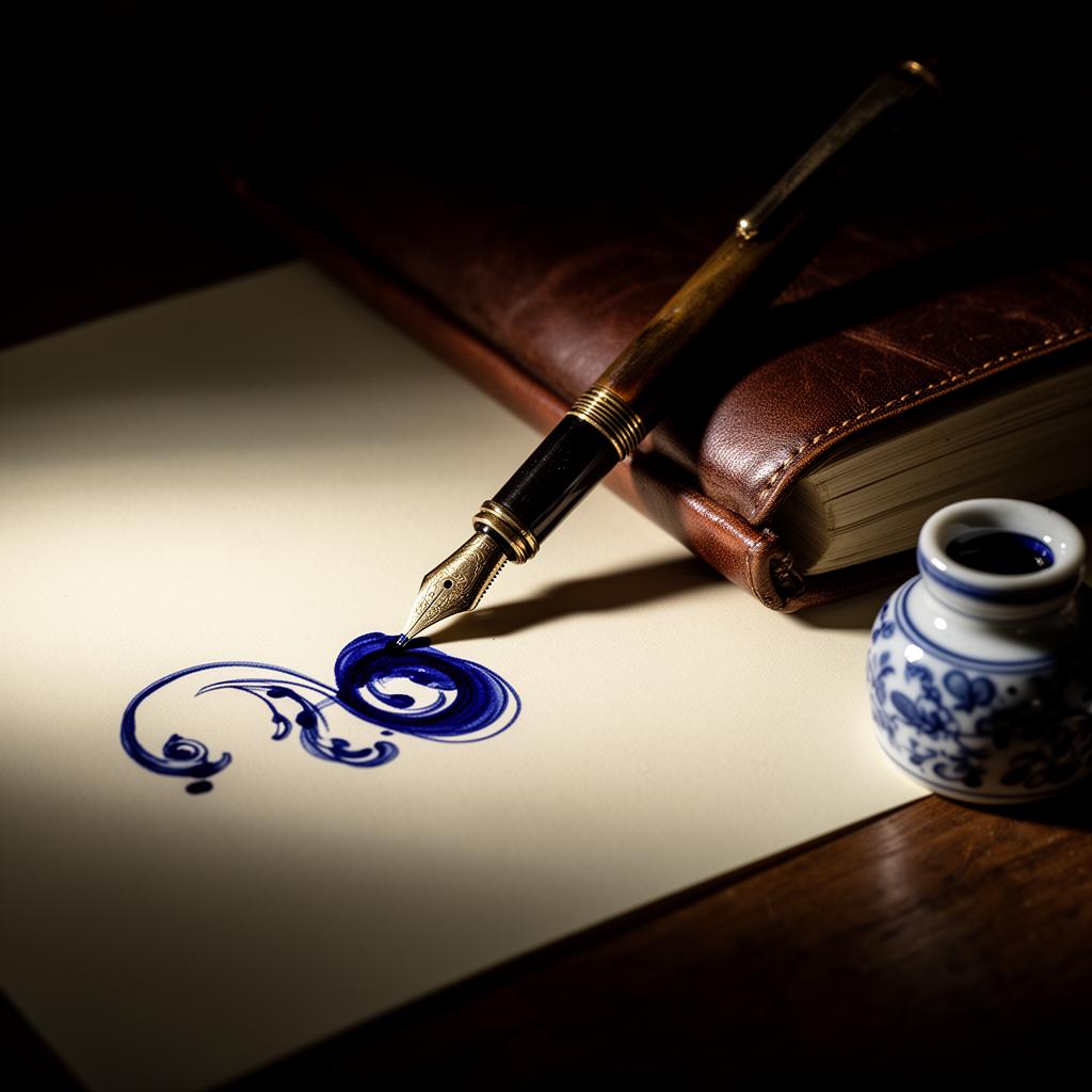 Handwritten poetry and storytelling notebook